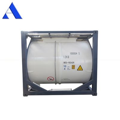 T11 10ft ISO δεξαμενόπλοιος για νερό ή καύσιμο 316L από ανοξείδωτο χάλυβα UN Portable 10CBM 10000L SPA-H Material Frame