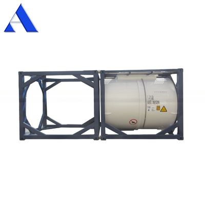 T11 10ft ISO δεξαμενόπλοιος για νερό ή καύσιμο 316L από ανοξείδωτο χάλυβα UN Portable 10CBM 10000L SPA-H Material Frame