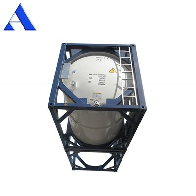 T11 10ft ISO δεξαμενόπλοιος για νερό ή καύσιμο 316L από ανοξείδωτο χάλυβα UN Portable 10CBM 10000L SPA-H Material Frame
