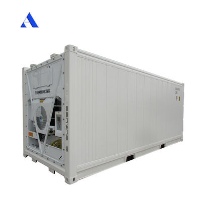 20ft Reefer Container Thermo King ψυγείο με εξωτερικές διαστάσεις 606 * 244 * 259mm και 32CBM χωρητικότητα