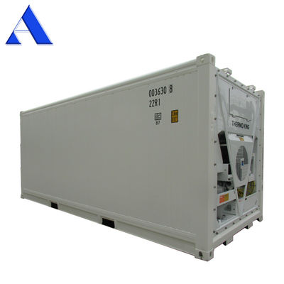 20ft Reefer Container Thermo King ψυγείο με εξωτερικές διαστάσεις 606 * 244 * 259mm και 32CBM χωρητικότητα