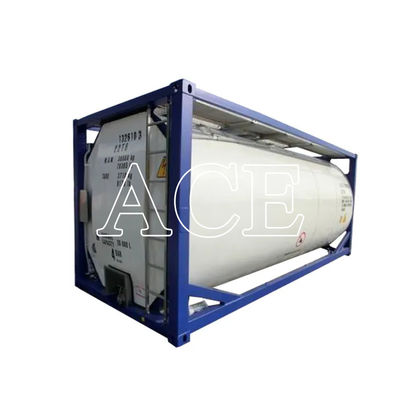 316L/SAN50028-7/WNr 1.4402/1.4404 Υλικό 25000 λίτρα SS316L Πάρκα και Σκέλες UN T11 20ft Ethanol ISO δεξαμενή