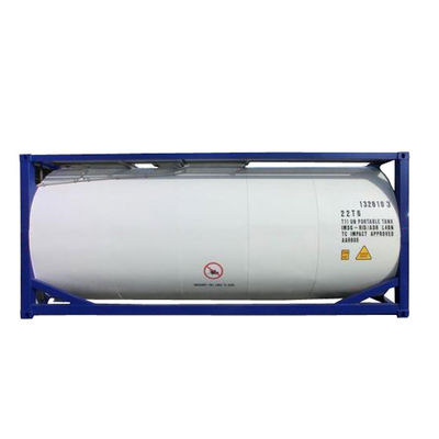 316L/SAN50028-7/WNr 1.4402/1.4404 Υλικό 25000 λίτρα SS316L Πάρκα και Σκέλες UN T11 20ft Ethanol ISO δεξαμενή
