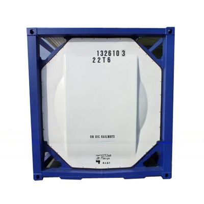 316L/SAN50028-7/WNr 1.4402/1.4404 Υλικό 25000 λίτρα SS316L Πάρκα και Σκέλες UN T11 20ft Ethanol ISO δεξαμενή