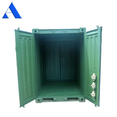 8ft x 5ft Μίνι αποθήκευση Shipping Container με διπλή πίσω πόρτα Τελική ξηρό χάλυβα / κόρτεν υλικό Εύκολο και ευπροσάρμοστο