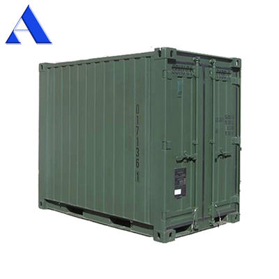 8ft x 5ft Μίνι αποθήκευση Shipping Container με διπλή πίσω πόρτα Τελική ξηρό χάλυβα / κόρτεν υλικό Εύκολο και ευπροσάρμοστο