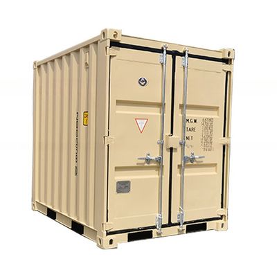 6.5ft Tricon Portable Storage Mini Box 6ft x 8ft Corten Steel Container για αποθήκευση ή αποστολή