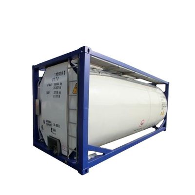 IMDG T4 Τυπικό χάλυβα υλικό 20ft ISO δεξαμενή καυσίμου 26000L χωρητικότητα για ασφαλή μεταφορά ντίζελ και βενζίνης