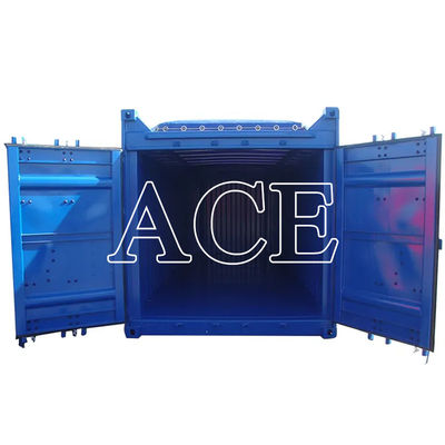 10ft DNV 2.7-1 Offshore Open Top Container με κάλυψη από σανίδα συμμορφώνεται με τις απαιτήσεις πετρελαϊκής και φυσικής πλατφόρμας στην ανοικτή θάλασσα
