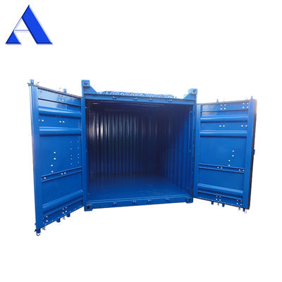 10ft DNV 2.7-1 Offshore Open Top Container με κάλυψη από σανίδα συμμορφώνεται με τις απαιτήσεις πετρελαϊκής και φυσικής πλατφόρμας στην ανοικτή θάλασσα