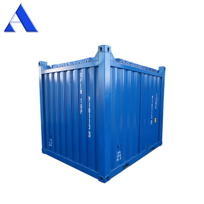 10ft DNV 2.7-1 Offshore Open Top Container με κάλυψη από σανίδα συμμορφώνεται με τις απαιτήσεις πετρελαϊκής και φυσικής πλατφόρμας στην ανοικτή θάλασσα