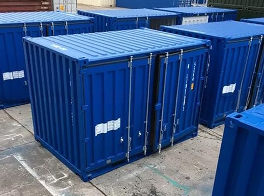 Συσκευή αποθήκευσης ξηρού φορτίου 12ft 3.6m Μεταφορικό κοντέινερ με πλευρική πόρτα και πιστοποίηση BV CSC κατασκευασμένο από χάλυβα Corten