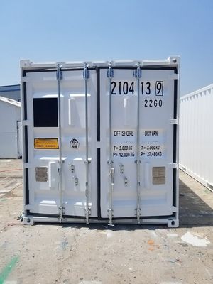 20ft Offshore Container DNV 2.7-1 Standard 6m Oil Drilling Closed Box 20ft Length Steel Floor Προαιρετική σχοινί