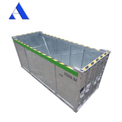 Corten-A 20ft DNV 2.7-1 Standard Open Top Hard Dry Cargo Offshore Container με πιστοποιητικό BV DNV 31cbm χωρητικότητα