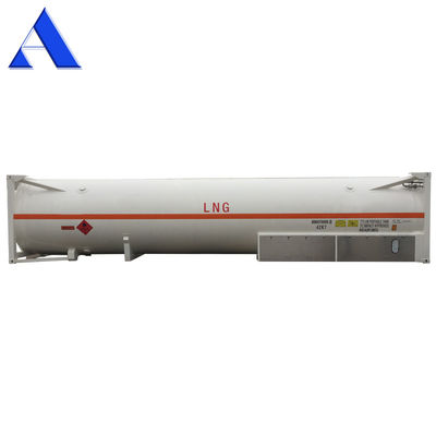 45 m3 ISO UN T75 Κρυογενής δεξαμενή δεξαμενής 40ft για υγρό LNG υγρό οξυγόνο διοξείδιο του άνθρακα LIN LOX LAR BV CSC πιστοποιημένο 18Bar