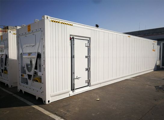 40ft Ψυγείο Iso Container με μέγιστο ωφέλιμο φορτίο 27580KG 28.4CBM χωρητικότητα διπλή θερμοκρασία Reefer ψυγείο και ψυγείο