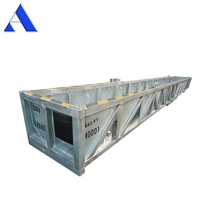 Μέγιστο ωφέλιμο φορτίο 12000KGS 39ft έως 76ft Ζυγισμένο LR Πιστοποιημένο DNV 2.7-1 Standard Open Top DNV Offshore Cargo Basket