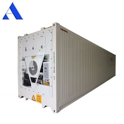 40ft Reefer βαθιά έκρηξη Feezer δοχεία Πολυουρεθάνιο μονωμένο Θερμο King ψυγείο για 60 βαθμούς Φρέσκια αποθήκευση τόνου