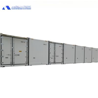 Κτίριο 40ft Reefer Κωνέταρα 40HQ Ψυχρό δωμάτιο Αποθήκευση Πιστοποιημένο CSC χάλυβα και επίπεδο πάτωμα