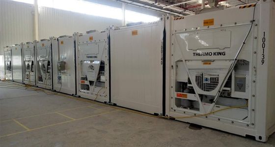 Κτίριο 40ft Reefer Κωνέταρα 40HQ Ψυχρό δωμάτιο Αποθήκευση Πιστοποιημένο CSC χάλυβα και επίπεδο πάτωμα