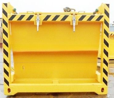1115KGS Tare Μάζα Offshore Cutting Mud Skip BV Πιστοποιημένο κλειστό δοχείο για γεωτρήσεις -20 C Σχεδιασμός DNV 2.7-1 Πρότυπο