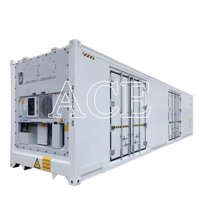 40ft ανοιχτή πλευρά πόρτα ψυγείο Reefer κοντέινερ Το τέλειο κοντέινερ για τη μεταφορά φρέσκων αγαθών