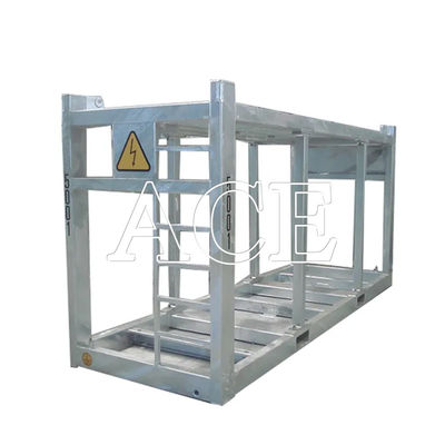 13ft 4meters DNV 2.7-1 Standard Galvernized Offshore Container Φρέμα ανύψωσης Σκιτ 45 μοίρες Στροφή γροθιάς