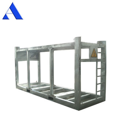 13ft 4meters DNV 2.7-1 Standard Galvernized Offshore Container Φρέμα ανύψωσης Σκιτ 45 μοίρες Στροφή γροθιάς