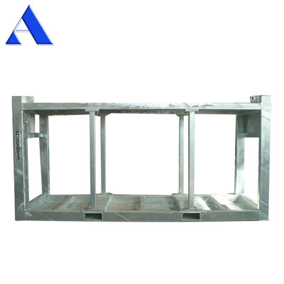 13ft 4meters DNV 2.7-1 Standard Galvernized Offshore Container Φρέμα ανύψωσης Σκιτ 45 μοίρες Στροφή γροθιάς