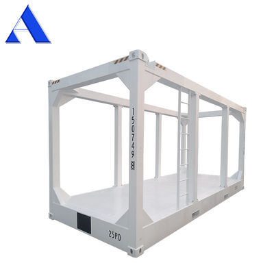 13ft 4meters DNV 2.7-1 Standard Galvernized Offshore Container Φρέμα ανύψωσης Σκιτ 45 μοίρες Στροφή γροθιάς