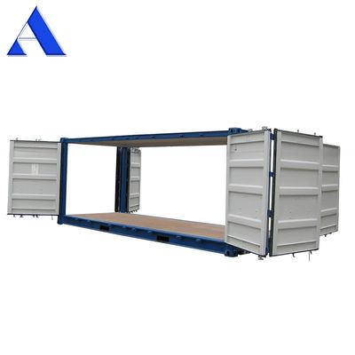 20ft 20 ανοικτή πλευρική πόρτα μεταγωγικό κοντέινερ εύκολη φόρτωση ξηρό κοντέινερ με 4 πλευρές ανοίγματος Made Steel Corten Steel BV πιστοποιημένο