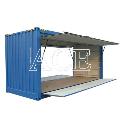 20ft Side Door Steel Dry Container ABS Ventilate Cover Double Swing High Cube Shipping Container με άνοιγμα 20 ποδιών