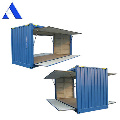 20ft Side Door Steel Dry Container ABS Ventilate Cover Double Swing High Cube Shipping Container με άνοιγμα 20 ποδιών