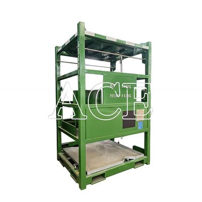 Προσαρμοσμένο 550GAL DNV 2.7-1 Standard Offshore Steel IBC δεξαμενόπλοιο με συνθήκη θήκους ανύψωσης πιστοποιημένο από CSC και BV