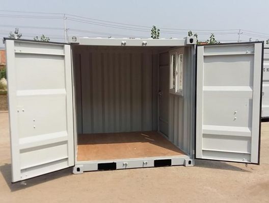 8ft 10ft Μικρό μέγεθος Μίνι Prefab Μονδική κινητή αποθήκευση Ναυτιλιακό κοντέινερ Γραφείο Κατασκευασμένο με πιστοποίηση CSC