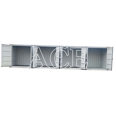 67.7cbm χωρητικότητα 40ft High Cube Open Side Shipping Container με 4 πλευρικές πόρτες 12192 x 2438 x 2896 mm εξωτερικές διαστάσεις