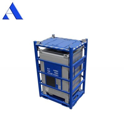 Προσαρμοσμένο 550GAL DNV 2.7-1 Standard Offshore Steel IBC δεξαμενόπλοιο με συνθήκη θήκους ανύψωσης πιστοποιημένο από CSC και BV