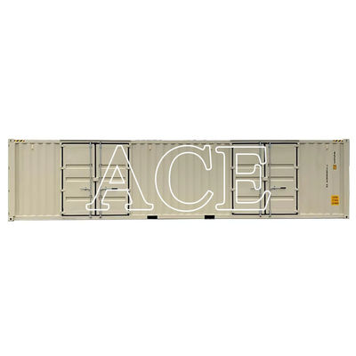 40ft High Cube Open Side Shipping Container με 12192 x 2438 x 2896 mm Εξωτερικές διαστάσεις και προσαρμόσιμα χαρακτηριστικά