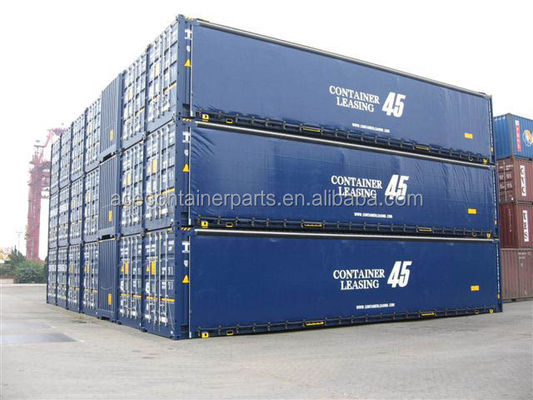 45ft High Cube PVC Curtain Side Door CSC Certified Dry Shipping Container με εσωτερικές διαστάσεις 13556 x 2420 x 2474 mm