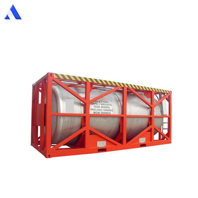 16000L DNV 2.7-1 Τυποποιημένο 20ft Frame UN T11 Ατσάλι Tote Offshore Tank Container για Διεθνή Μεταφορά