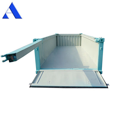20ft Half Height Soft Open Top Container με κάλυψη οροφής από σανίδα BV Certified High Capacity Bulk Ore Storage Solution