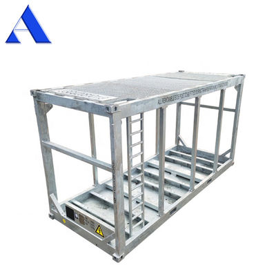 10ft DNV 2.7-1 Offshore Container Equipment Lifting Frame Skid κατασκευασμένο κατά παραγγελία με εσωτερικές διαστάσεις 2700 x 2000 x 1900 mm
