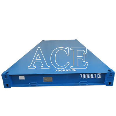 20ft Heavy-Duty Steel Floor Shipping Container 6058 x 2438 x 323.8mm Εσωτερικές διαστάσεις 20 πόδια ξηρό πλατφόρμα εμπορευματοκιβωτίου