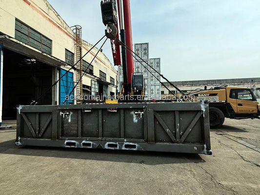 DNV 2.7-1 / ISO 10855 Πρότυπο 6.6m Offshore Cargo Basket με 4 πόδια κατασκευασμένο από χάλυβα Corten και πιστοποιημένο από BV