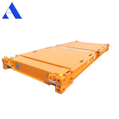 20ft 20ft 20 Flat Rack Flatrack Container Ocean Shipping Containers Tare Βάρος 2750KGS Υποστρώμα 28mm Πλάιγουντ Υποστρώμα