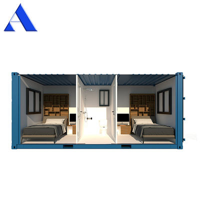 Προσαρμοσμένο Luxury Prefab Container House Ευέλικτο σχέδιο με παράθυρο αλουμινίου και 20ft Shipping Container