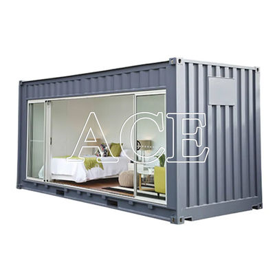 Προσαρμοσμένο Luxury Prefab Container House Ευέλικτο σχέδιο με παράθυρο αλουμινίου και 20ft Shipping Container