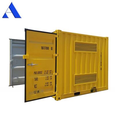 10ft Steel Grating Bundled Floor Ventled Shutter ξηρό δοχείο για επικίνδυνα εμπορεύματα Αποθήκευση
