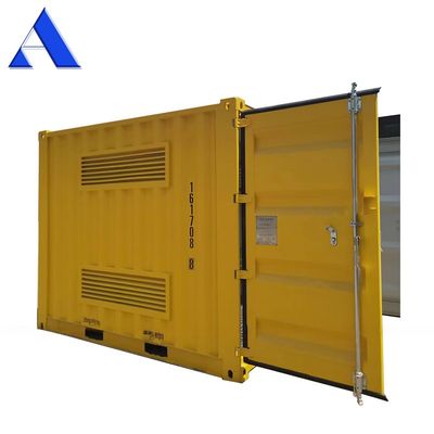 10ft Steel Grating Bundled Floor Ventled Shutter ξηρό δοχείο για επικίνδυνα εμπορεύματα Αποθήκευση
