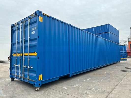 108 CBM χωρητικότητα Διπλή πόρτα 6mm χάλυβα πάτωμα 2591mm πλάτος ρυμουλκούμενο και σιδηροδρομική οδός 53ft μήκος 53 πόδια εμπορευματοκιβώτιο